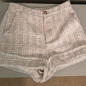 LE LIS Collection tweed shorts
